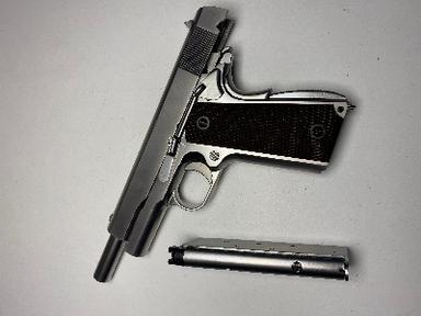We Colt 1911 Silver