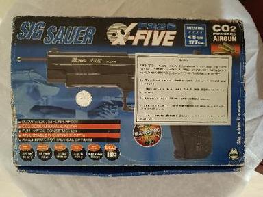 2009 İlk Seri SIG SAUER X-Five P226 CO2 Airsoft – Full Metal, Kutulu
