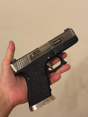 WE Glock G19 T7 GBB Airsoft Tabanca SV Kızak / SV Namlu / BK Gövde