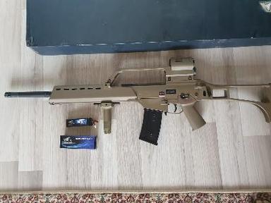 SPECNA ARMS SA-G13 EBB TAN TEPMELİ MOSFETLİ BATARYALI ONBOARD DÜRBÜNLÜ UZUN NAMLU 