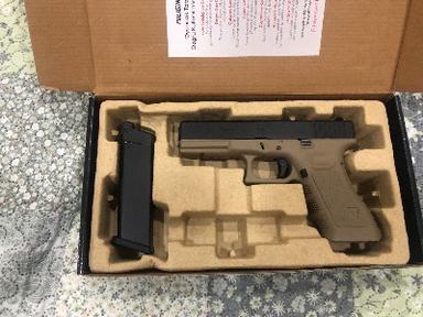 Sıfır ayarında WE Glock 17 Gen 3 TAN